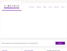 Tablet Screenshot of kattenoppasservice.nl